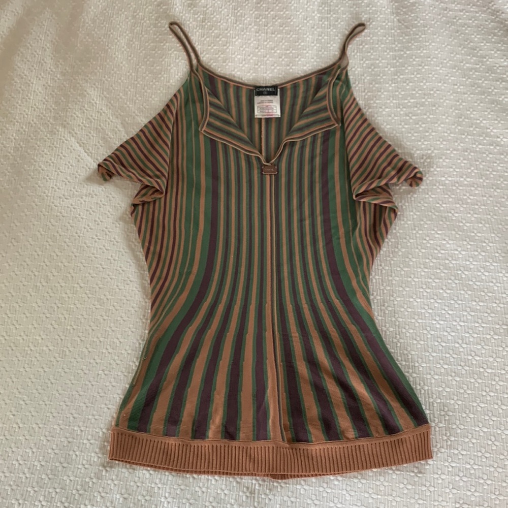 Chanel striped camisole RARE